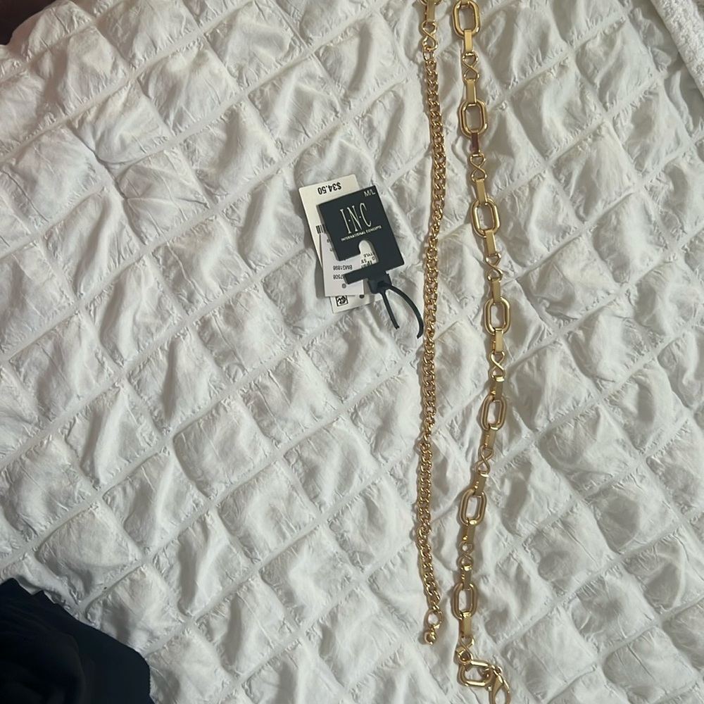 Gold tone INC belt . New but i did cut tags as you can see here.
